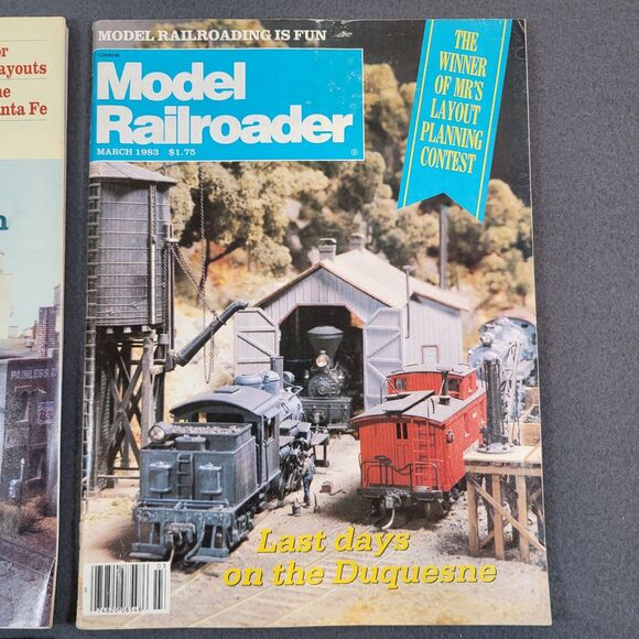 MODEL RAILROADER Magazine Lot 1983 Feb-Dec Monthly Set Vintage Trains Collectors - Picture 7 of 16